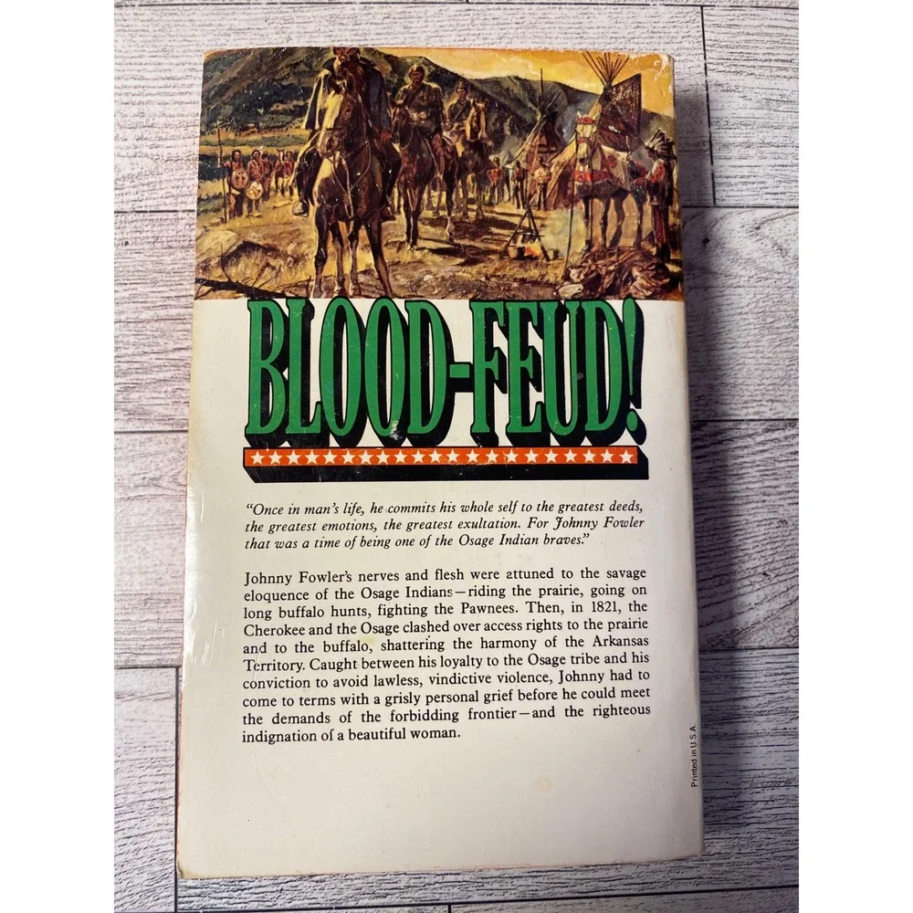 Johnny Osage Janice Holt Giles Vintage Paperback Avon Books 1977 Western Romance